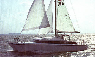Snowgoose 37 prout sailboat under sail