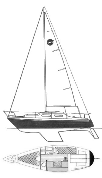 Jaguar 23 puma 23 sailboat under sail