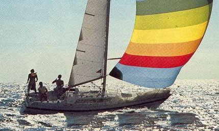 Puma 29 sailboat under sail