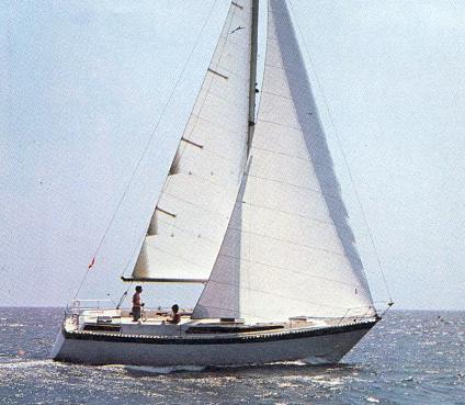Puma 37 sailboat under sail
