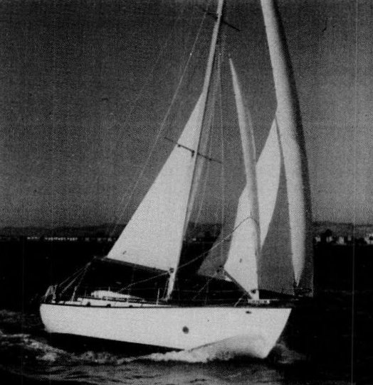 Rafiki 37 sailboat under sail