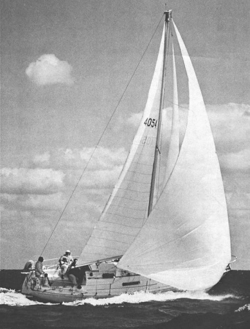 C&C 35 1 sailboat under sail