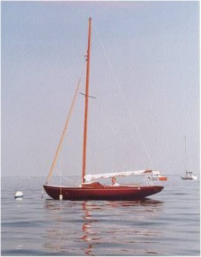 Arrowhead rhodes sailboat under sail
