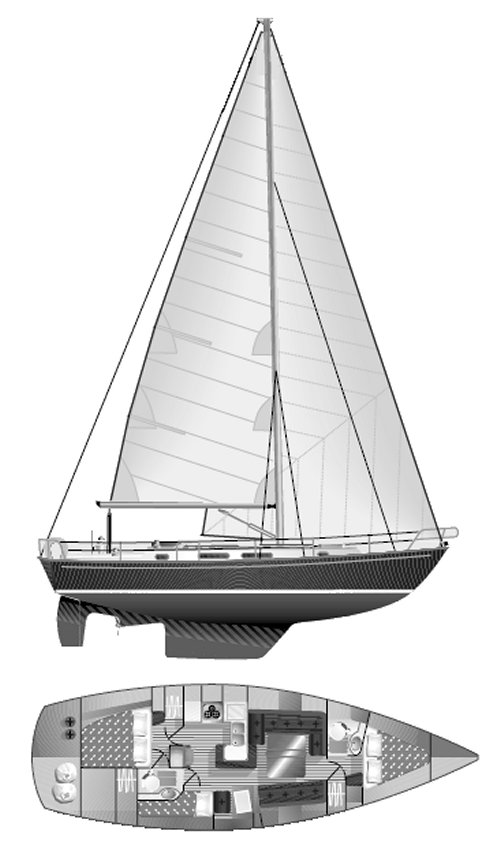 rustler 42 sailboat