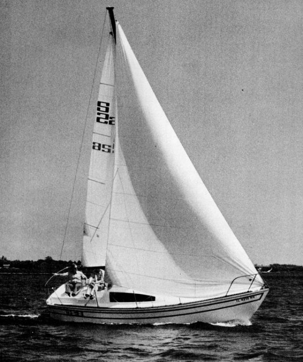 S2 80 a sailboat under sail