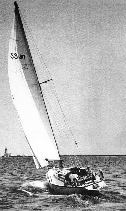 Ss 40 1964 sailboat under sail