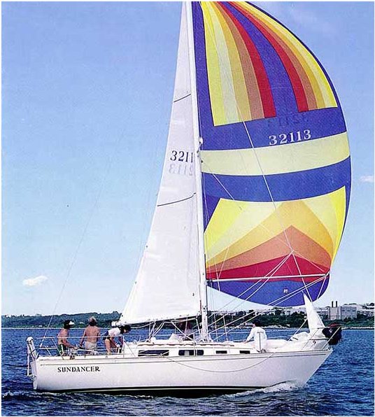 Sabre 28 2 sailboat under sail