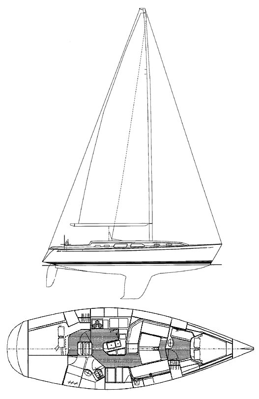 sabre 42 sailboat data