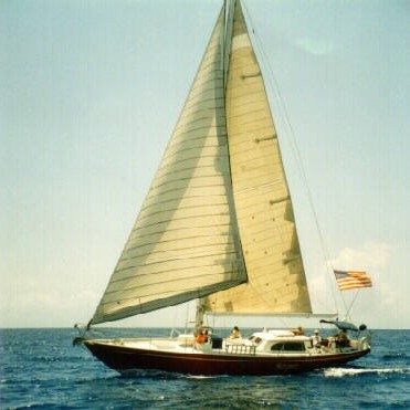 Sailcrafter 50 Columbia sailboat under sail