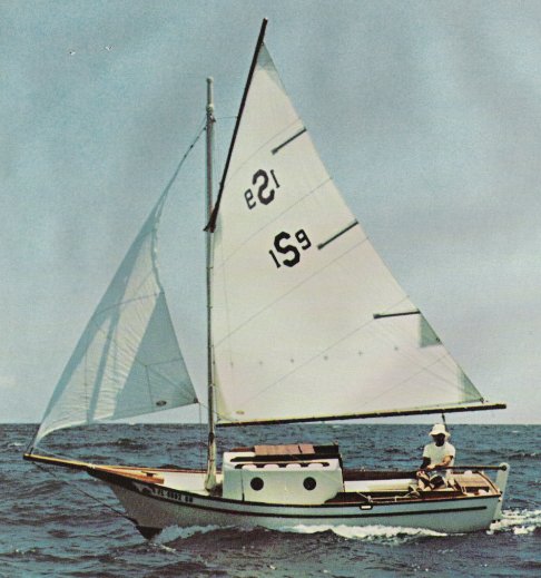 Salt 19 sailboat under sail
