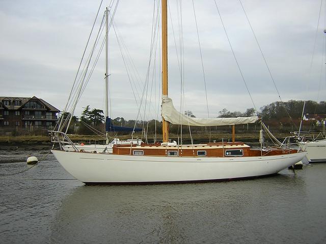 Saxon 34 sailboat under sail