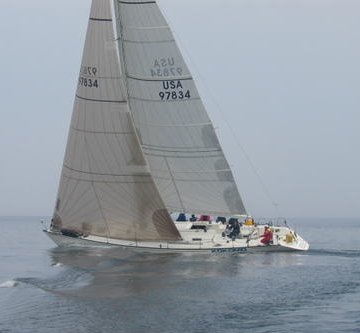 Schock 55 sailboat under sail