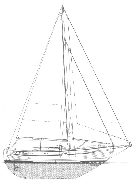 Seal 37 Garden sailboat under sail
