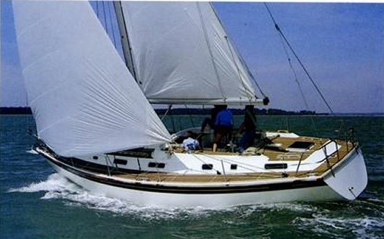 Sealord 39 westerly sailboat under sail