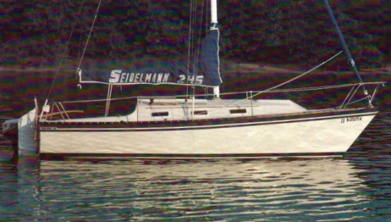 Seidelmann 245 sailboat under sail