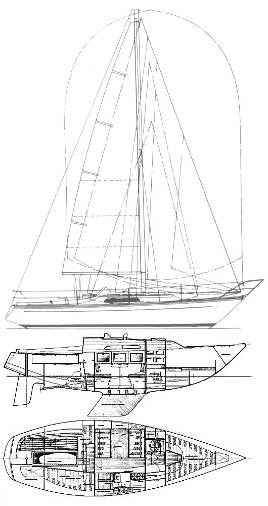 Selecta 940 sailboat under sail
