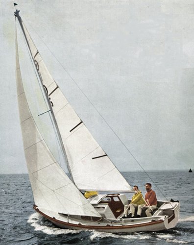 Signet 20 sailboat under sail