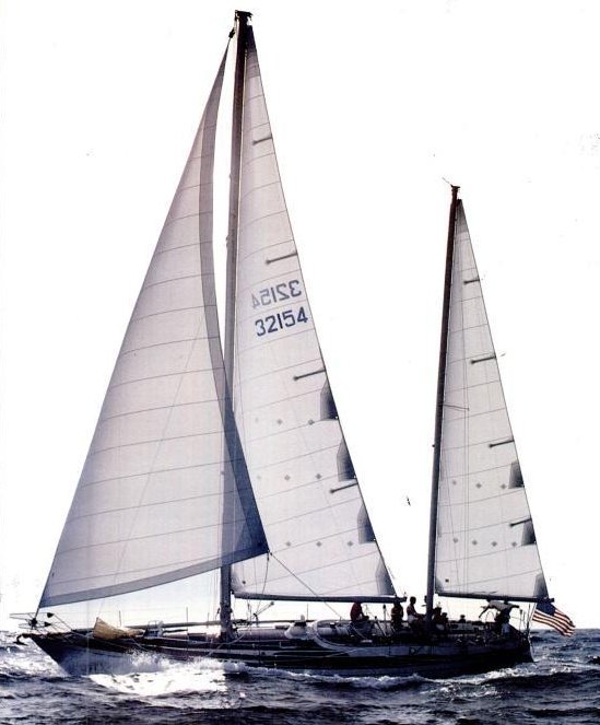 Skye 54 sailboat under sail