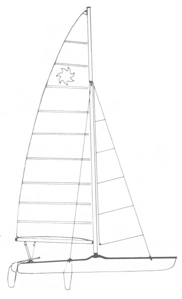 18 cat sailboat