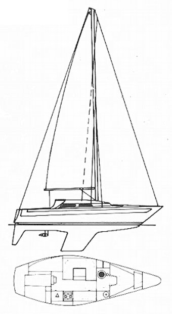 Solus 29 sailboat under sail