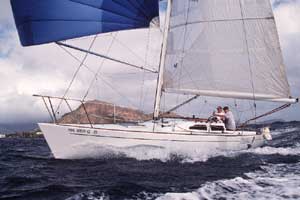 Sonoma 30 sailboat under sail