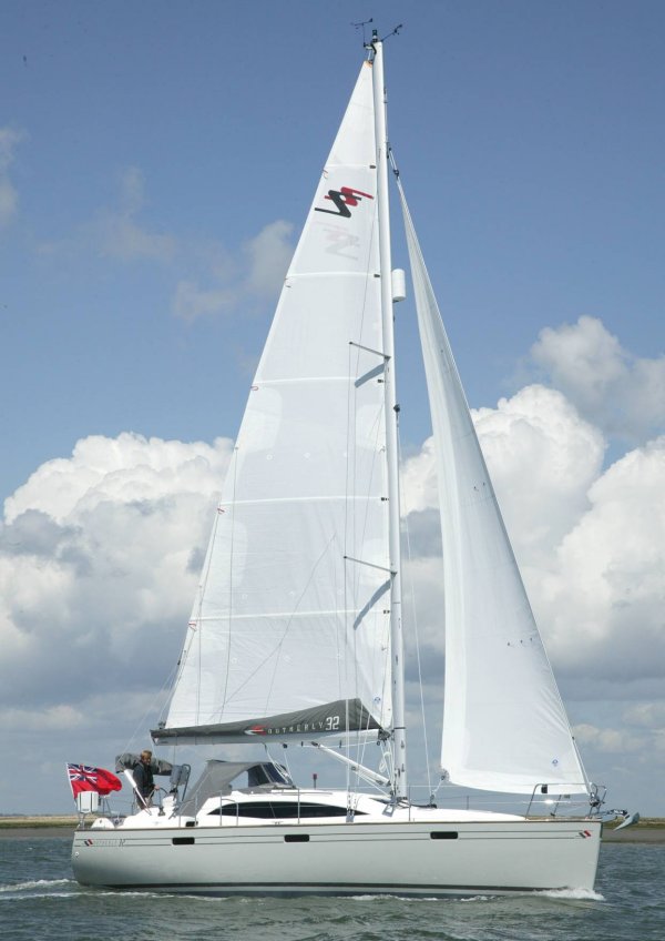 Southerly 330 sailboat under sail