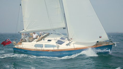 Southerly 35rs sailboat under sail
