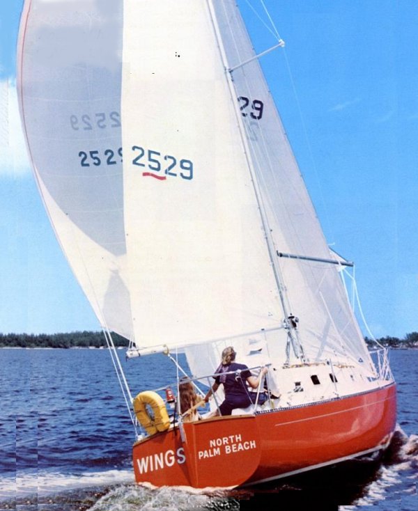 Soverel 30 mk ii iii sailboat under sail