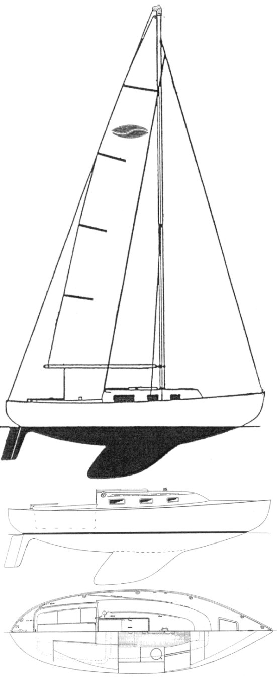 Spaekhugger sailboat under sail