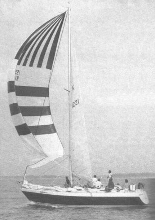 Spanker 42 sailboat under sail