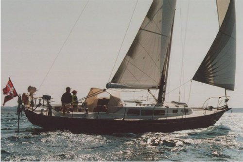 Spencer 42 sailboat under sail