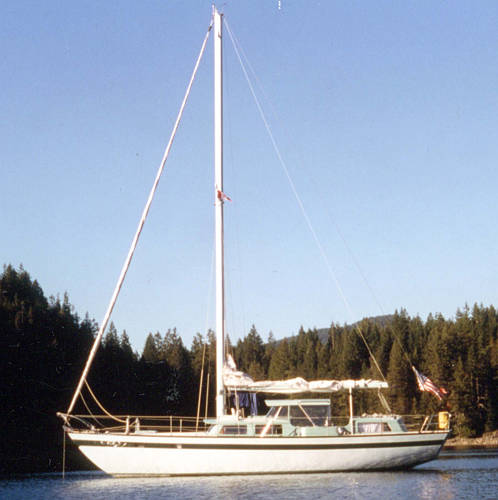 Spencer 44 sailboat under sail