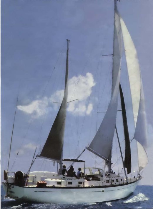 Spencer 5153 sailboat under sail