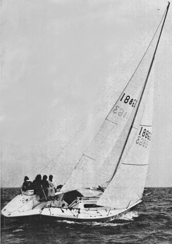 Stag 29 sailboat under sail