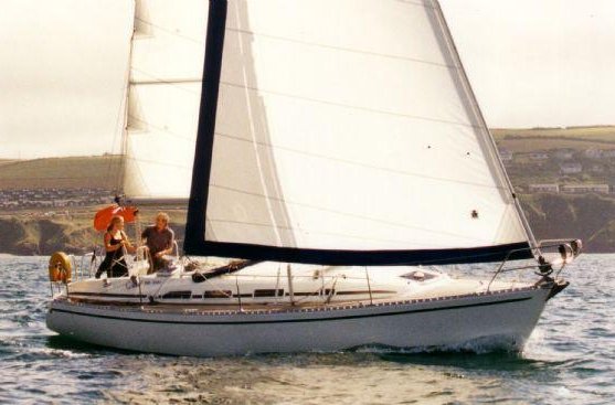 Starlight 35 sailboat under sail