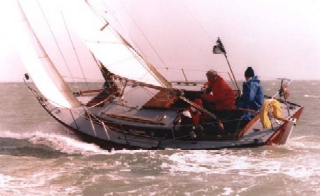 Stella 26 sailboat under sail