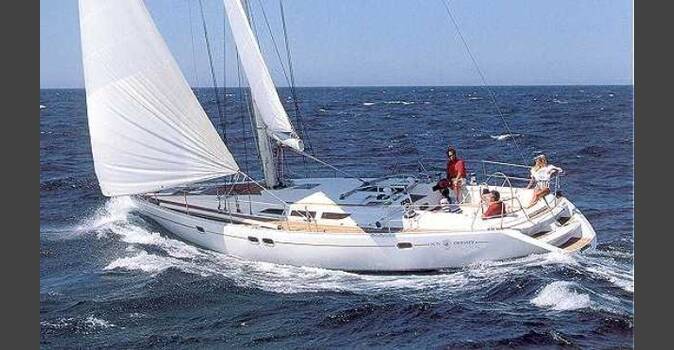 Sun odyssey 47 jeanneau sailboat under sail