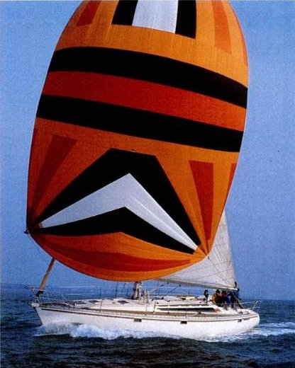 Sun kiss 45 jeanneau sailboat under sail