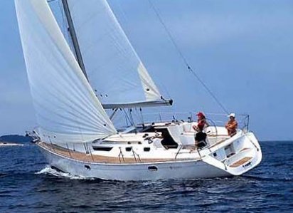 Sun odyssey 45.2 Jeanneau sailboat under sail