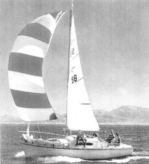Super mistral sport amel sailboat under sail