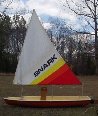 Sea snark super snark sailboat under sail