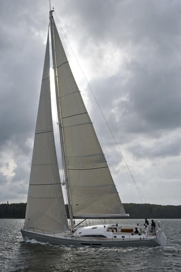 Swan 66 s sailboat under sail