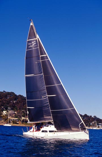 Sydney 32 sailboat under sail