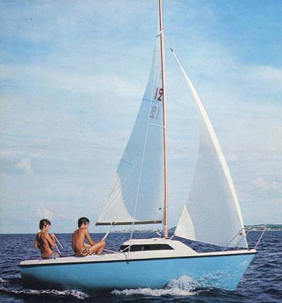 Tabasco sailboat under sail