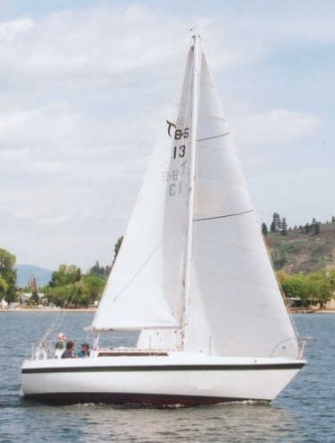Tanzer 85 sailboat under sail
