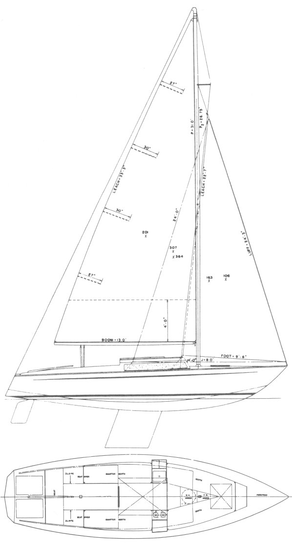 thunderbird 26 sailboat plans