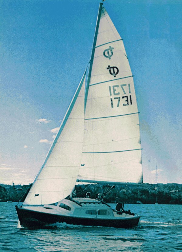 Timpenny 670 sailboat under sail