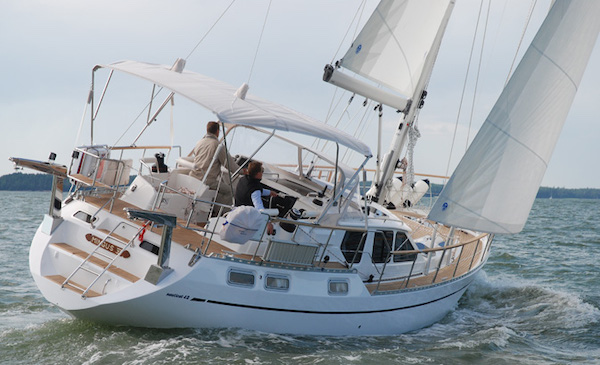 Nauticat 42 1 sailboat under sail