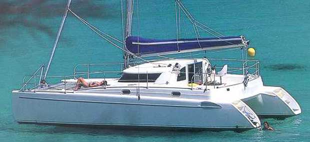 Tobago 35 sailboat under sail