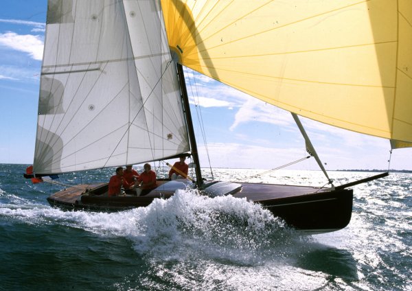 Tofinou 95 sailboat under sail
